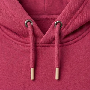 Sweat à capuche décontracté pour femme, coupe ample, épaules tombantes, manches longues, en molleton de coton brossé, couleur personnalisable, imprimé sur mesure, hiver - Product Image 4