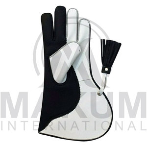 Gants de fauconnerie en cuir marron, gants de chasse au faucon, gants respirants pour l'extérieur - Product Image 4