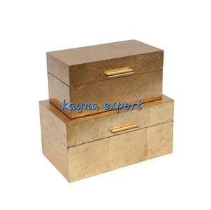 Caja de almacenamiento de madera para reloj, accesorio decorativo de lujo de alta gama para regalo, con terciopelo, venta al por mayor - Product Image 2