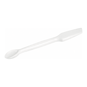 Espátula-cuchara de porcelana esmaltada resistente al calor hasta 1000°C para manipulación de muestras de laboratorio - Product Image 3