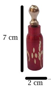 Contenant artisanal en laiton Surmedani pour Kohl avec entonnoir et applicateur – Bouteille de rangement traditionnelle pour cosmétiques oculaires - Product Image 2