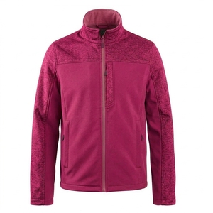 <b>Men's</b> <b>Yellow</b> And Gray Fleece <b>Jacket</b> With Stand Collar And Zipper Closure Casual Windproof Autumn Wear - Product Image 5