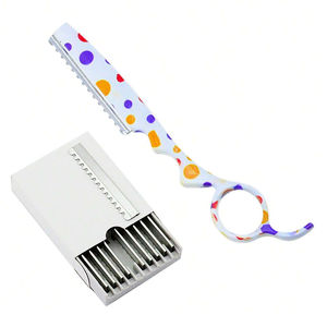 Rasoir texturisant premium pour cheveux clairsemés, à lame unique, en plastique, pour le visage, usage professionnel et personnel - Product Image 5