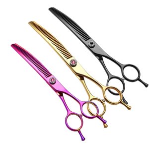 Adjustable Screw Rest Sharp Steel Hair Cutting Thinning Scissors Best Barber Thinning Professional <b>Shear</b> Thinning Scissors - Product Image 1