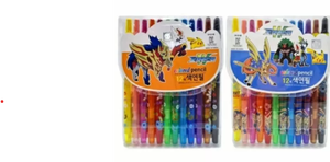 Crayons de couleur ELF Pokemoned, lot de 12 couleurs, papeterie pour enfants, fournitures scolaires, dessin animé, art, vente en gros - Product Image 1