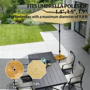Supporto e Base per Ombrellone da Esterno per Patio e Terrazzo (Solo Base) - Product Image 4