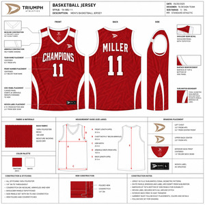 Camiseta de Baloncesto Personalizada con Sublimación Completa, de Secado Rápido y Ligera, para Jóvenes y Hombres, Camiseta de Entrenamiento al por Mayor - Product Image 5