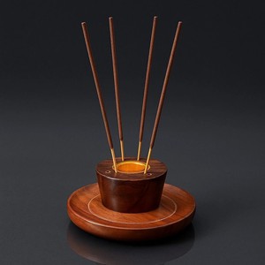Wooden <b>Incense</b> <b>Stick</b> <b>Holder</b> with Ash Catcher Tray Round Multi <b>Stick</b> Burner Stand for Home Decor Meditation Yoga and Relaxation - Product Image 4