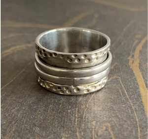 Classic Plain 925 Sterling Silver <b>Spinner</b> minimalist Fidget <b>Ring</b> for Everyday Wear <b>Ring</b> - Product Image 3