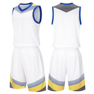 Proveedor de Ropa Deportiva de Calidad, Poliéster, BSCI, Venta al por Mayor, Transferencia Térmica, Color Personalizado, Uniforme de Baloncesto Unisex sin Mangas - Product Image 1