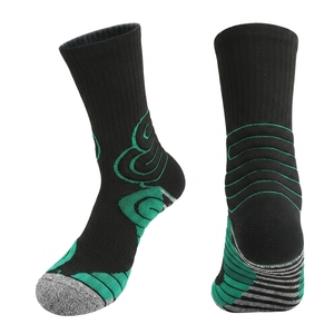 High Quality Crew Winter Athletic Cotton Digital Printing Knitted Custom <b>Mens</b> Sports Basketball <b>Socks</b> - Product Image 5