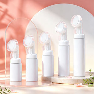 Bouteille moussante en PET de 40 ml, 50 ml, 60 ml, 80 ml, 100 ml avec brosse nettoyante pour le visage - Distributeur à pompe pour nettoyant facial - Product Image 1