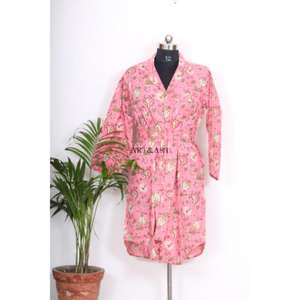 Vestido Maxi de Algodón con Estampado Floral Vintage, Ecológico, Estilo Hip Hop, Nuevo Vestido Largo con Estampado para Fiesta, Cuello en V, Botones, Ajustable - Product Image 3