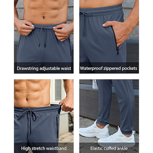 Men Sports <b>Joggers</b> Breathable Running Pants <b>Slim</b> Fit Gym Wear - Product Image 5