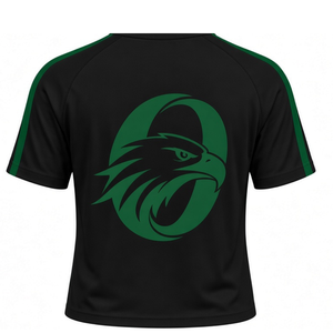 Conjunto de Uniforme Deportivo Negro y Verde, Top de Manga Corta, Falda Plisada, Ropa Deportiva para Equipos, Entrenamiento, Competencia, Práctica - Product Image 5