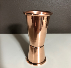 Nuevo Jigger de Cobre Artesanal con Tapa de Cristal para Beber Vino, Cerveza, Vodka, Jigger de Cobre para Cócteles - Product Image 1