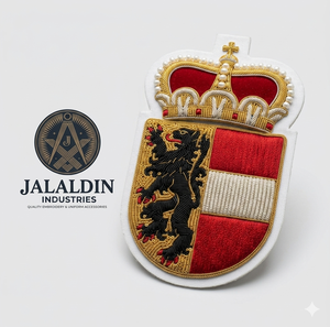 Insignias Masónicas Bordadas a Mano con Hilo de Oro, de Última Tendencia, Servicio OEM, Insignias Masónicas - Product Image 4