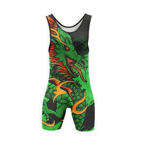 Nouveauté : Maillots de lutte personnalisés pour hommes, sublimation, fabricant, haute qualité, super doux, élastiques, ne transparentent pas, OEM - Product Image 2