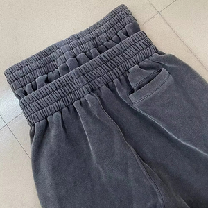 Men's Regular Fit Casual <b>Flared</b> <b>Sweatpants</b> Midweight Cotton Mid Waist Elastic Waist Eco-Friendly Breathable OEM Service - Product Image 5