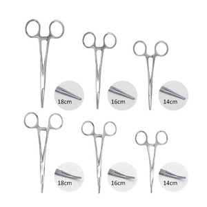 Pinces hémostatiques Kelly 5,50 po en acier inoxydable, droites, manuelles, qualité A+, instruments chirurgicaux hospitaliers, ensemble d'instruments personnalisé - Product Image 1