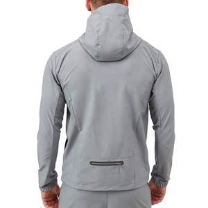 Chaqueta Cortavientos con Capucha para Hombre, Impermeable, Transpirable, Resistente al Viento, con Cremallera Completa, Chaqueta para Lluvia, Logotipo Personalizado - Product Image 2