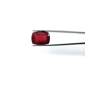 Rubis naturel de Bangkok 23,10 carats, taille coussin longue, pierre précieuse de rubis naturel facetté pour la fabrication de bijoux, prêt à l'emploi - Product Image 2