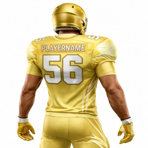 Nuevo Conjunto de Uniforme de Fútbol Americano Juvenil al por Mayor, Jersey y Pantalones de Entrenamiento Personalizados, Precio de Fábrica - Product Image 3