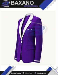 Blazer de Negocios de Un Solo Botón NCNW Sorority, Abrigo Formal Premium con Forro, Corte Moderno, Chaqueta de Esmoquin para Mujer - Product Image 6