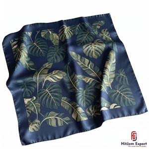 Pañuelo Cuadrado con Sensación de Seda, Impresión Personalizada, Ligero, Pañuelo de Moda para Mujer, Hijab, Fabricante OEM ODM, Personalización en Irlanda - Product Image 1