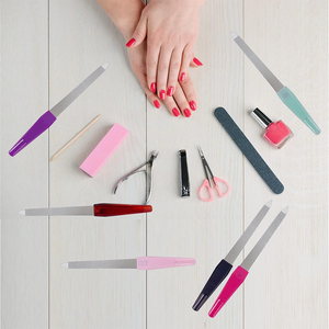 Limas de Uñas Mini de Alta Calidad MARI INSTRUMENTS, Limas para Dar Forma a las Uñas de Marca Privada, Mango de Plástico, Grano 100/180 - Product Image 6
