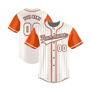 Camiseta de béisbol personalizada con sublimación impresa a la venta, todas las tallas, camiseta de béisbol hecha a medida con logotipo personalizado - Product Image 3