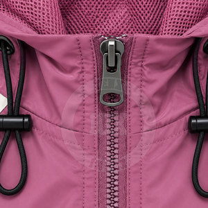 Conjunto de Pantalones Cortos y Chaqueta Cortavientos de Lujo, Transpirable, de Nailon y Poliéster, Chaqueta Moderna con Capucha - Product Image 5