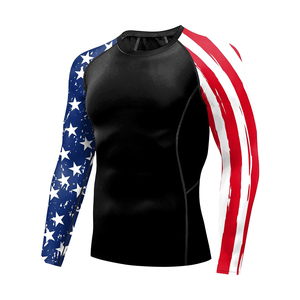 High Quality Mens Rash Guard Full Sleeve Lightweight Sports <b>Compression</b> <b>Shirt</b> Supplier Wholesale - Product Image 2