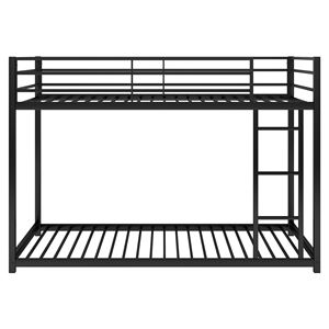 Letto a Castello in Metallo Nero con Scala, Letto Basso (Vecchio SKU WF282465AAB) - Product Image 6