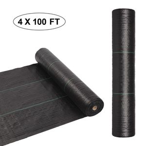 Telo Pacciamante Pieghevole Nero in Polietilene 4x30m per Giardino - Product Image 1