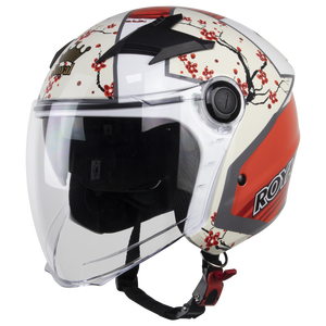 Casco de motocicleta de cara abierta fabricado en Vietnam, visera ABS avanzada ROYAL con DOT Casco, cascos de motocicleta Vintage, oferta - Product Image 4
