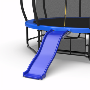 Scivolo da Esterno Blu con Trampolino: Divertimento Assicurato per Bambini! - Product Image 1