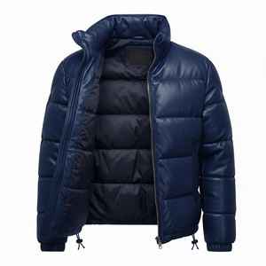 Veste en cuir de mouton doux et isolé de qualité supérieure, conçue pour l'hiver, offrant une chaleur fiable, un design épuré et un confort optimal. - Product Image 5