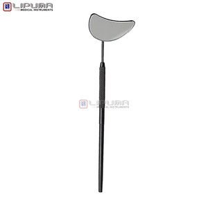 Professional Stainless Steel Lighted Cosmetic <b>Mirror</b> for Eyelash Extensions Non Slip Handle Wide Angle View Artists Beauty - Product Image 2