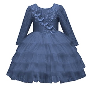 Nouvelle robe tutu pour filles de style chinois, personnalisable, vêtements pour enfants en bas âge, étiquette personnalisée, respirant, nylon/coton, longueur genou - Product Image 4