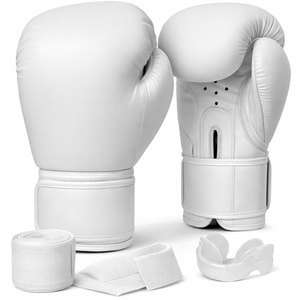 Guantes de Boxeo de Cuero de Alta Calidad para Entrenamiento y Sparring, Protección Duradera, Diseño Unisex Personalizable - Product Image 6