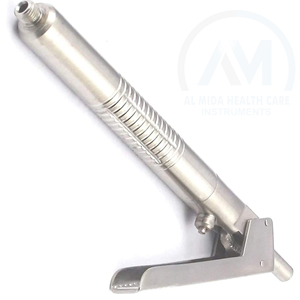 Jeringa Manual para Anestesia Dental de 1.8 ml, Estilo Pluma Recta, Acero Inoxidable, Certificación CE, Instrumento Quirúrgico Plateado - Product Image 5