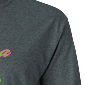 Sudadera Gris Carbón con Gráficos, Manga Larga, Cuello Redondo, Estilo Casual, Ropa Deportiva para Mujer, Puños Acanalados, Diseño Estampado - Product Image 2