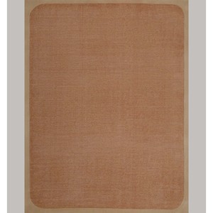 Elegante Alfombra de Terracota Hecha a Mano con Textura de Lana, Alfombra Moderna para Sala de Estar o Dormitorio, Decoración Interior con Borde en Contraste - Product Image 2