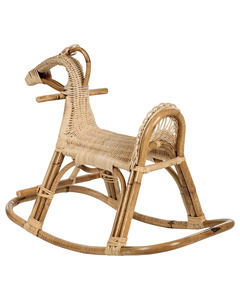 Chaise berçante en rotin tressé, mobilier pour enfants, chaise de jeu pour bébé. - Product Image 3