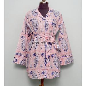 เดรสผ้าฝ้ายพิมพ์ลายดอกไม้สไตล์วินเทจโบโฮ  แบบมิดิ  รักษ์โลก  เหมาะสำหรับงานปาร์ตี้ฮิปฮอป  คอวี  แขนทรงกระดิ่ง  ติดกระดุม  ปรับได้ - Product Image 4