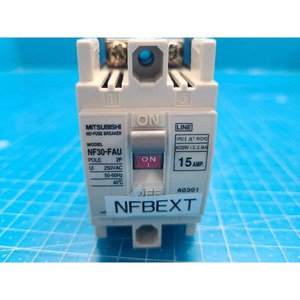 Mitsubishi NF30-FAU NF30-FAU 15A 2P Usado Como Está, Piezas de Equipos Semiconductores Legacy - Product Image 2