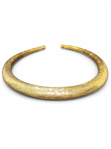 Wholesale Handmade Brass Hasli <b>Necklace</b> | Solid Brass Collar <b>Necklace</b> | Traditional <b>Statement</b> Jewelry | OEM & ODM Jewelry Manufa - Product Image 1