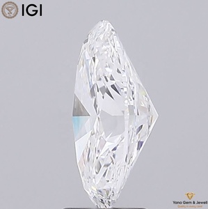 เพชร CVD ทรงรี 3.51 กะรัต คุณภาพสูง พร้อมใบรับรอง IGI สี D ความสะอาด VS1 สำหรับการออกแบบเครื่องประดับชิ้นเอก - Product Image 4