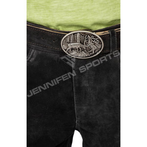 Elegantes Lederhosen Tradicionales Alemanes para Hombre, Estilo Casual para Boda, con Bordado, Diseño Bávaro en Piel de Cabra para Adultos - Product Image 2